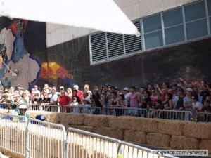 Red Bull Soap Box Image 3, downtown LA.  Photographer, Nick Pisca