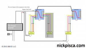 Dual Stepper Wiring Diagram.  © 2015 0001D LLC Nick Pisca