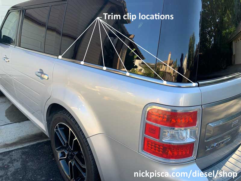 20132019 Ford Flex Side Trim Clips IDI Online