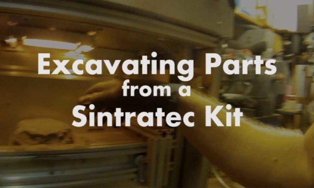 Excavating Sintratec SLS Prints
