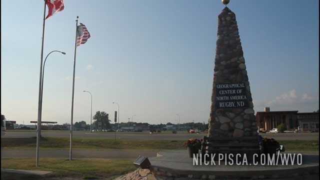 Geographic Center of the North America, in Rugby ND