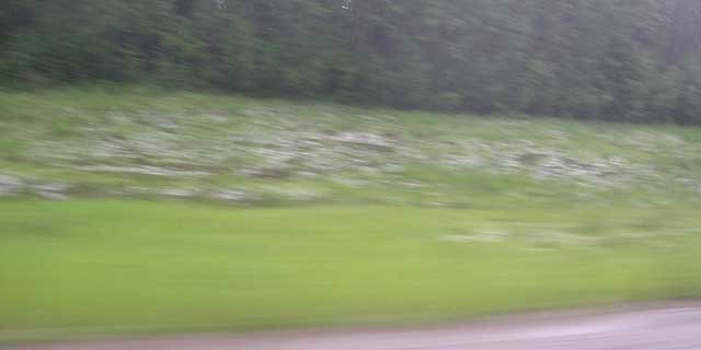 Hail Storm on the Alcan Highway!