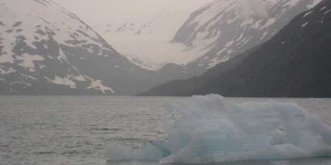 Portage Glacier in Alaska
