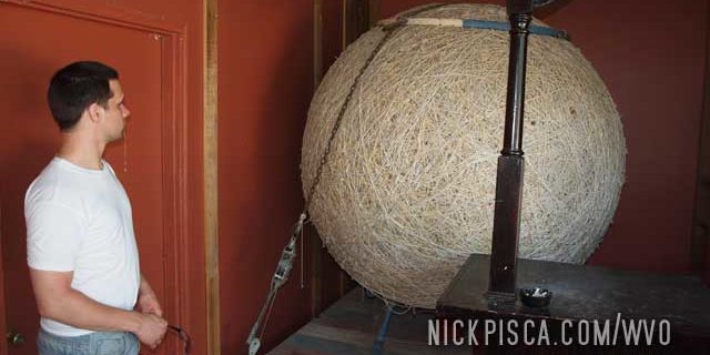 Largest Ball of String at the Weston Brewing Company