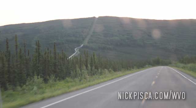 Alaska Pipeline north of Fairbanks
