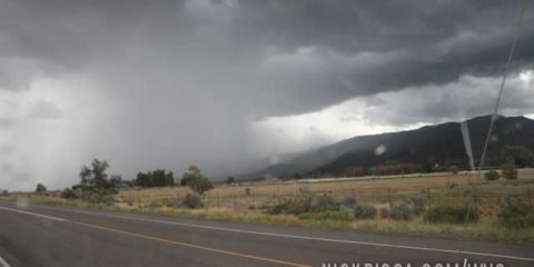 Desert Rains near Richfield Utah